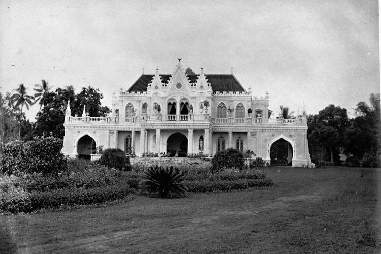 Bangunan Rumah Raden Saleh pada tahun 1875-1885.