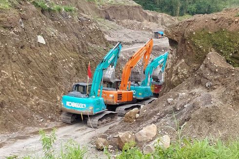 5 Penambang Ilegal di Kawasan Lereng Gunung Merapi Magelang Ditangkap