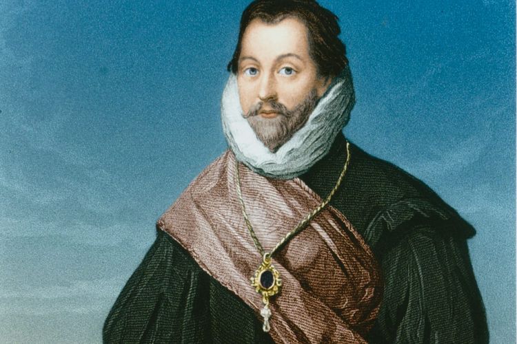 Francis Drake, pelaut Inggris pertama yang datang ke Indonesia.