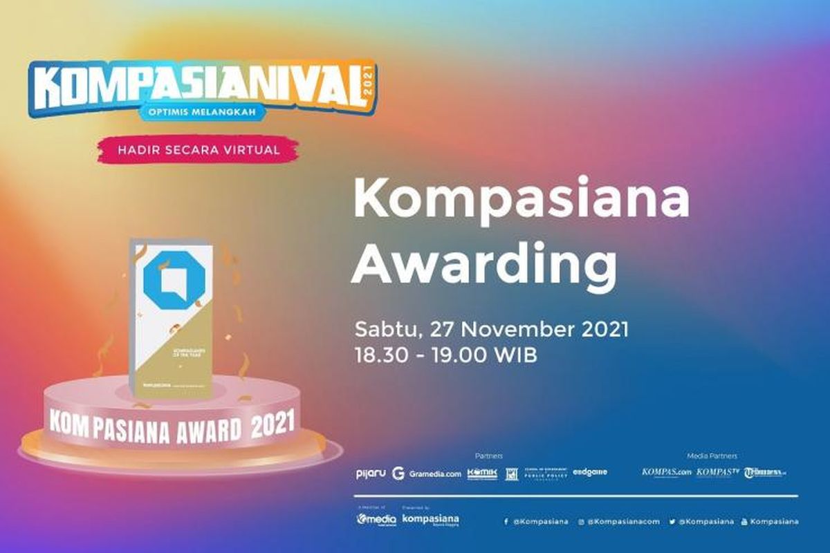 Pengumuman pemenang Kompasiana Award 2021