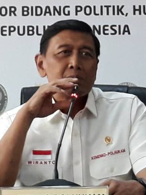 Menteri Koordinator Politik, Hukum dan Keamanan (Menko Polhukam) Wiranto di kantor Kemenko Polhukam, Selasa (24/9/2019).