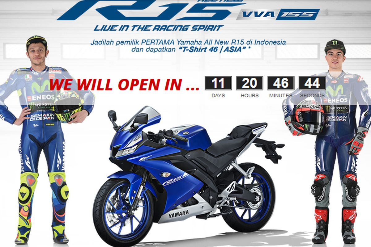 Inden All New Yamaha R15