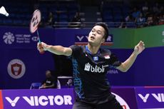 Juara China Open 2018, Anthony Ginting Kalahkan 4 Juara Dunia