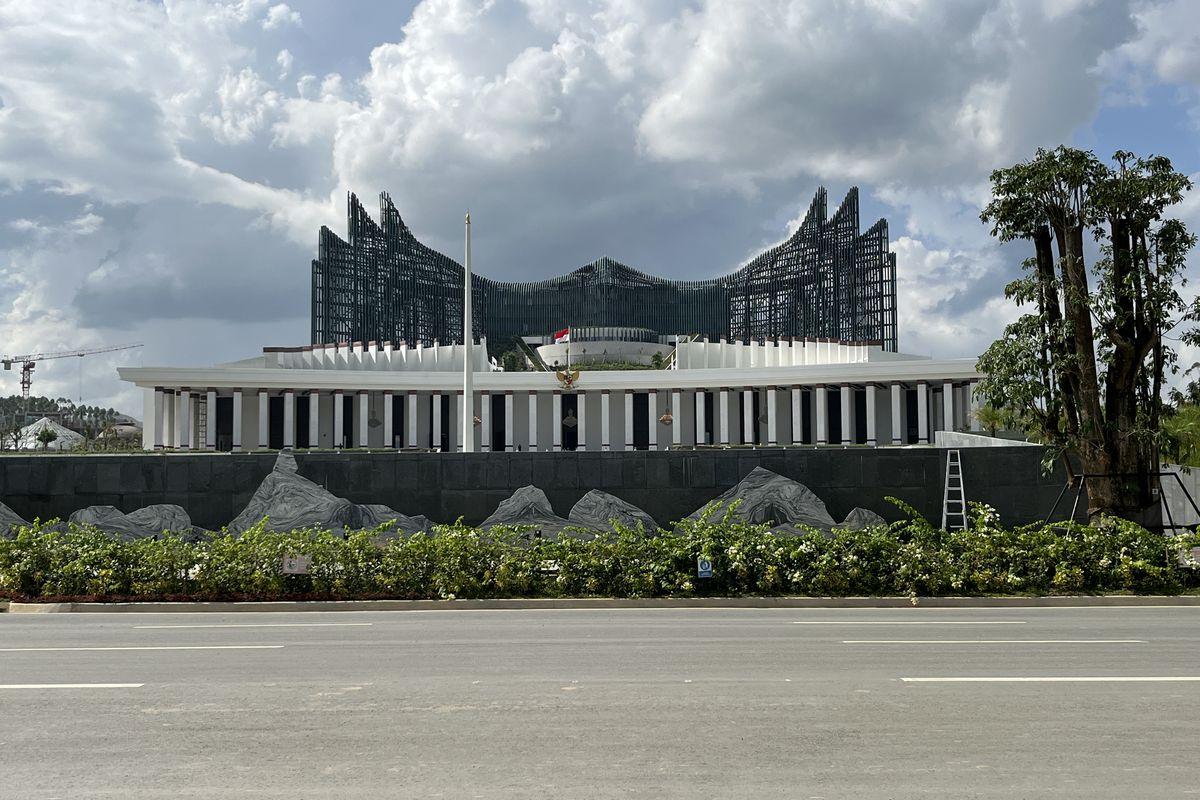 Istana Kepresidenan di Kawasan Inti Pusat Pemerintahan (KIPP), Ibu Kota Nusantara (IKN)