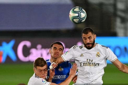 Real Madrid Vs Getafe, Los Blancos Buntu pada Babak Pertama