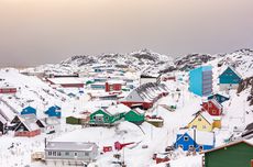 Mengapa Dinamakan Greenland? Padahal Wilayahnya Putih Tertutup Salju dan Es
