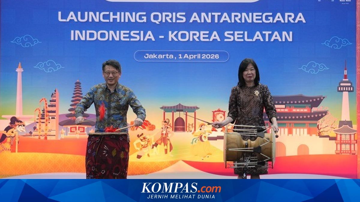 Peresmian QRIS antarnegara dilakukan oleh Gubernur BI Perry Warjiyo bersama Deputi Gubernur Senior Bank of Korea Sangdai Ryoo.