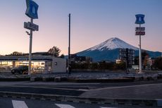 Jepang Sengaja Tutupi Pemandangan Gunung Fuji dengan Kain, Apa Alasannya?