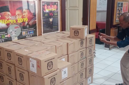 KPU Kota Malang Terima 4.904 Botol Tinta Pemilu 2024