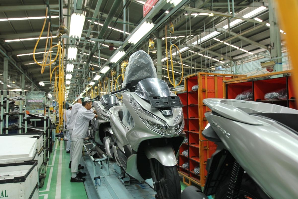 Honda PCX diproduksi di pabrik yang berlokasi di Sunter.