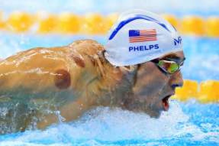 Michael Phelps, perenang dari Amerika Serikat. 