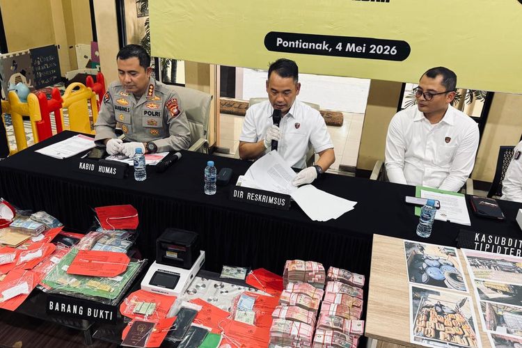 Dua Penampung Emas Hasil Tambang Ilegal di Pontianak Ditangkap, Polisi Sita 1,5 Kg Emas