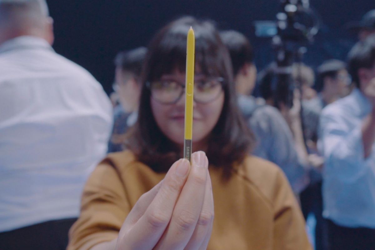 S Pen baru dengan Bluetooth pada Galaxy Note 9.