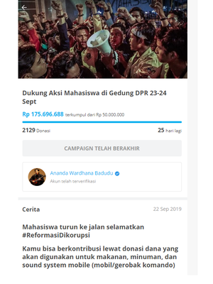 Campaign yang diprakarsai oleh Ananda Badudu