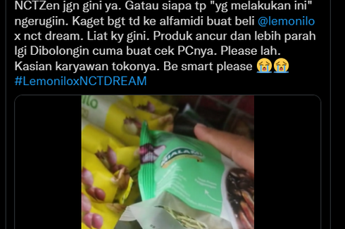 Viral, Video Bungkus Mi Disobek Diduga Mencari Photocard NCT