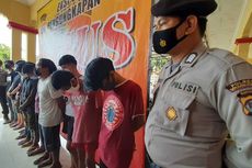 Konvoi dan Pamer Senjata, 10 Anggota Geng Motor di Serang Ditangkap