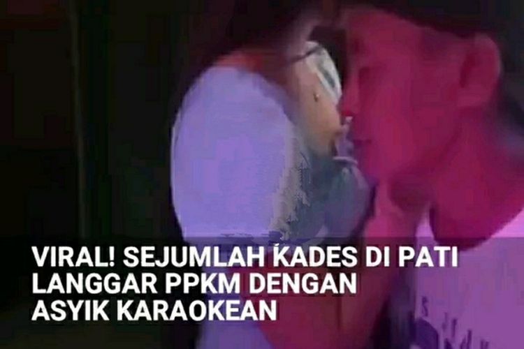 Pesta Ultah Karaoke dengan Wanita, Empat Kades Disanksi Bernyanyi Lagu Kebangsaan dan Denda Rp 2 Juta
