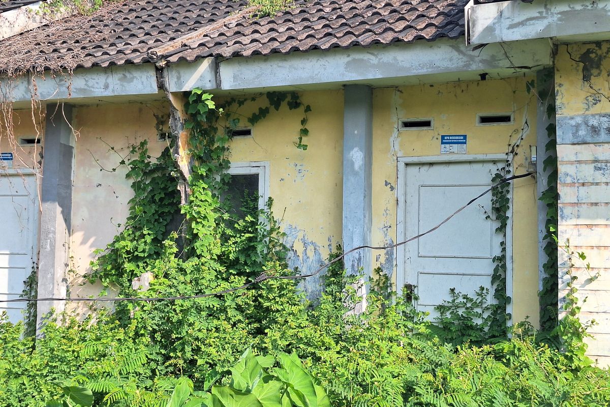 Kondisi rumah di perumahan Villa Kencana Cikarang, Rabu (19/6/2024)