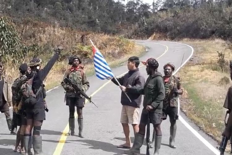 KKB Sandera Sopir Lajuran di Wamena Papua Pegunungan