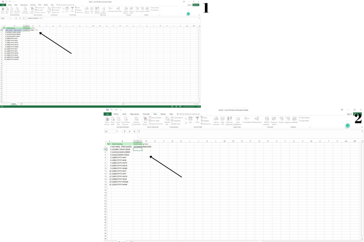 cara menghilangkan spasi di excel 