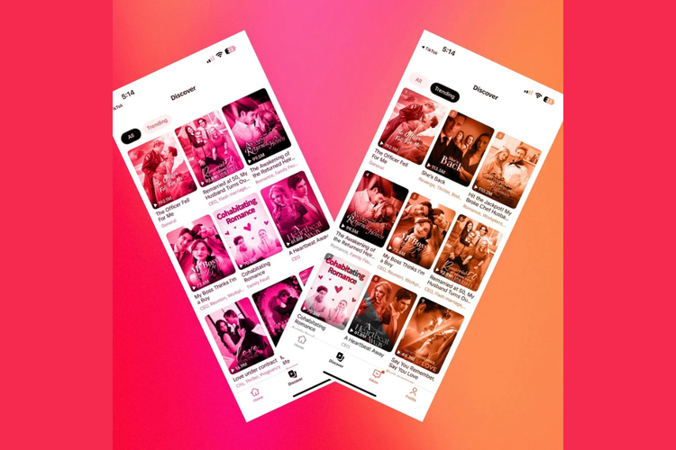 Beberapa judul microdrama yang tersedia di aplikasi PineDrama antara lain Love at First Bite dan The Officer Fell for Me. 