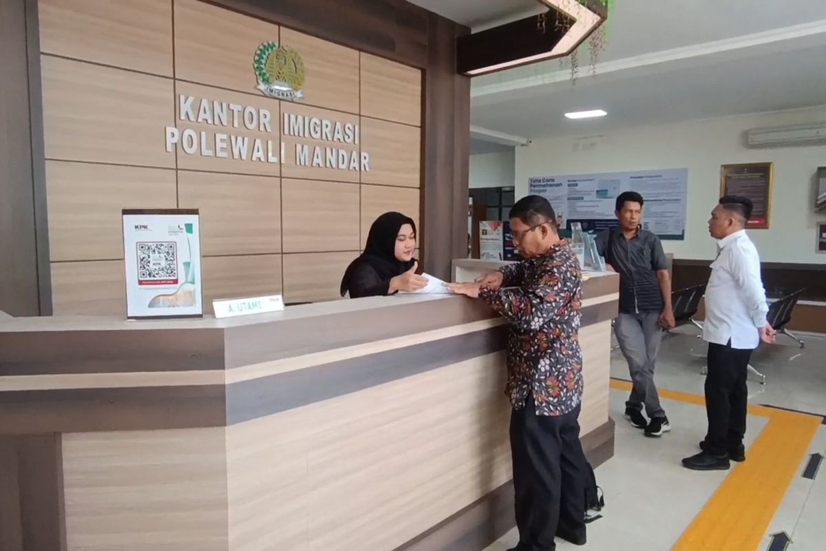 Kantor Imigrasi Polewali Mandar, Jumat (28/6/2024).