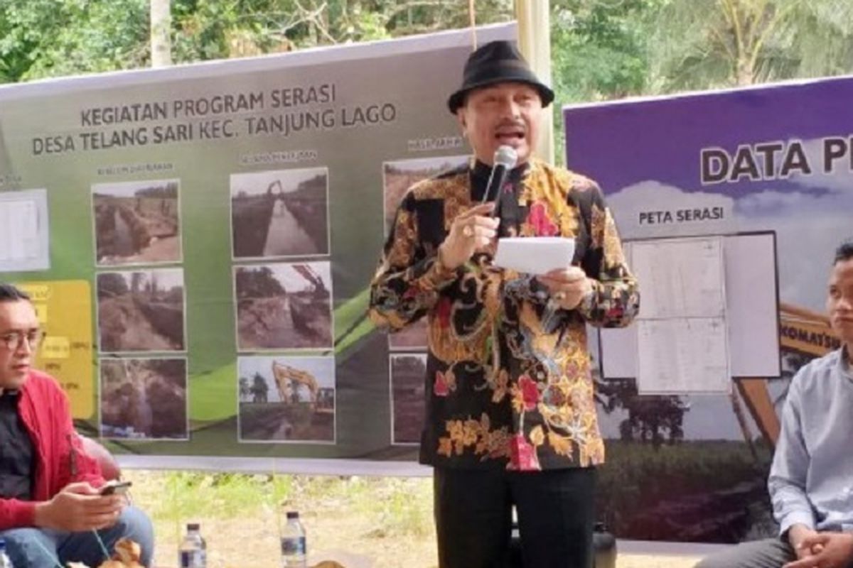 Wakil Ketua Komisi IV DPR RI Michael Wattimena melakukan kunjungan kerja spesifik di Desa Talang Sari, Kec. Tanjung Lago, Banyuasin, Sumatera Selatan
