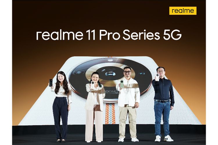 Peluncuran realme 11 Pro Series 5G untuk pasar Indonesia pada Selasa (18/7/2023) 