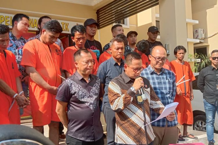 Polda Sumatera Selatan melakukan gelar perkara terkait ungkap kasus komplotan curanmor yang sudah beraksi di 31 TKP Palembang dan Banyuasin, Sabtu (12/8/2023).