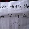 Maling di Jakarta Kembalikan Motor Curian kepada Sang Pemilik Disertai Surat Permohonan Maaf