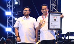 Pj Bupati Tangerang Andi Ony Terima Penghargaan Rekor Muri