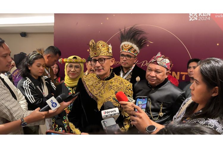 Menparekraf/KaBaparekraf Sandiaga Salahuddin Uno menghadiri peluncuran 110 Kharisma Event Nusantara (KEN) 2024