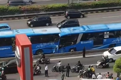 Hasil Olah TKP, Kecepatan Bus Transjakarta Saat Tabrakan di Cawang 55,4 Km Per Jam