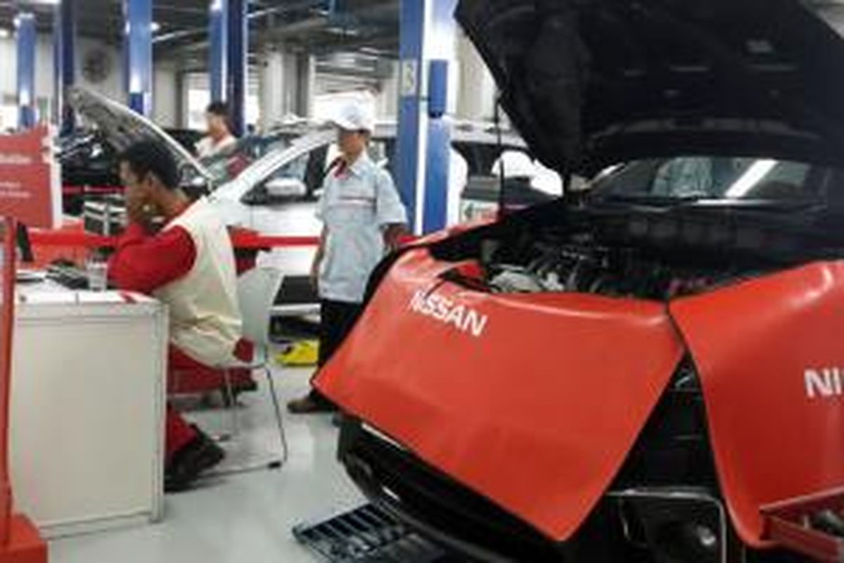 Teknisi Nissan tengah diadu level kemampuannya menangani permasalahan pada kendaraan konsumen.