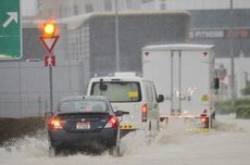 Saat Dubai Dilanda Banjir, Kota dan Bandara Lumpuh