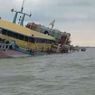 Dihantam Ombak, Kapal Isap Timah Karam di Perairan Karimun