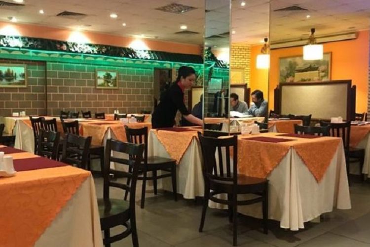 Suasana Restoran Koryo yang terkenal di Moskwa, Rusia. Pada 22 Desember lalu, restoran tersebut dan sejumlah perusahaan lain ditutup setelah warga Korea Utara di Rusia diperintahkan pulang menyusul adanya sanksi PBB pada 22 Desember 2017.