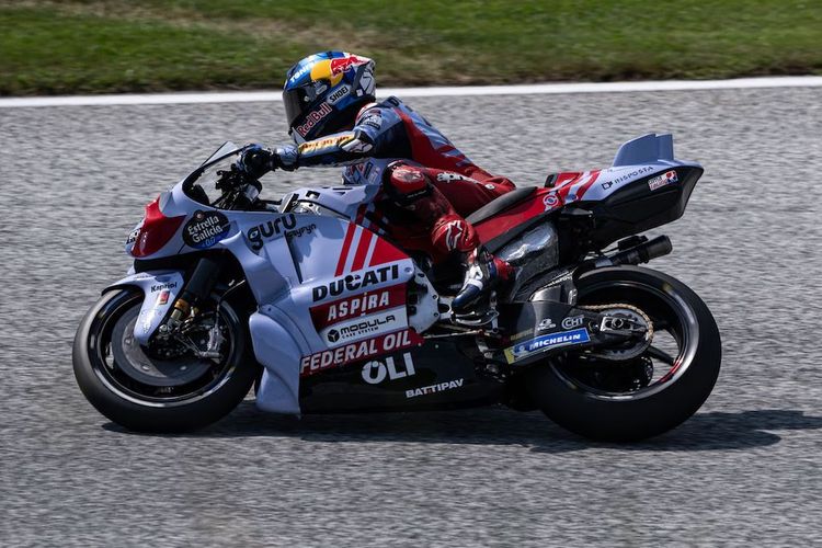 Alex Marquez saat berlaga pada MotoGP Austria 2023