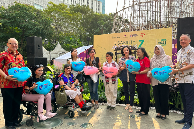 Yayasan Agung Podomoro Land (YAPL) menggelar kegiatan rutin tahunan yaitu Disability Awareness 2023, Pentas ?Gempita Fashion Disabilitas?, Selasa (31/10/2023).