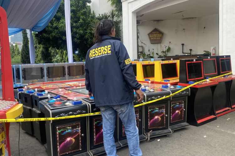 Penampakan 139 Mesin Game Judol yang Disita Polisi: Ada Slot hingga Roulette