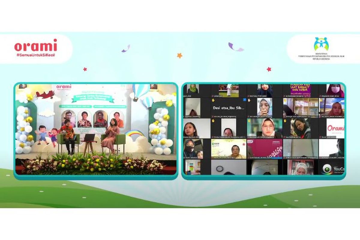 Diskusi parenting oleh Orami dan Kemen PPPA diadakan secara hibrida 