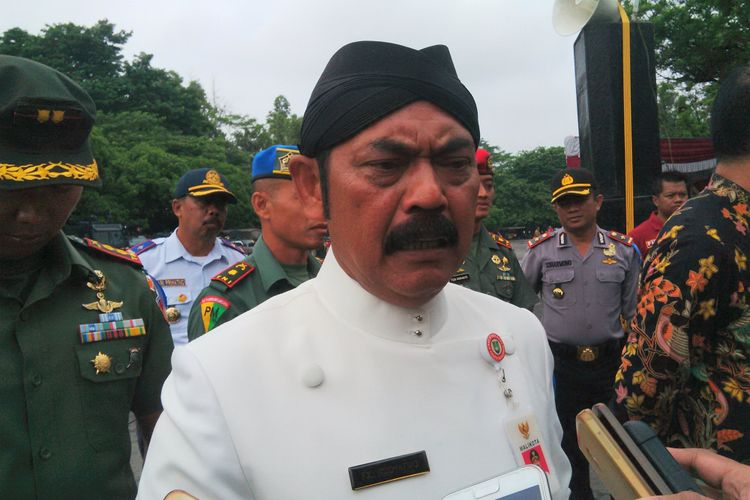 Wali Kota Surakarta FX Hadi Rudyatmo di Solo, Jawa Tengah, Kamis (21/12/2017).