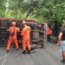 Truk Terbalik di Tanjakan Goa Gong Badung, 1 Orang Tewas Tertindih