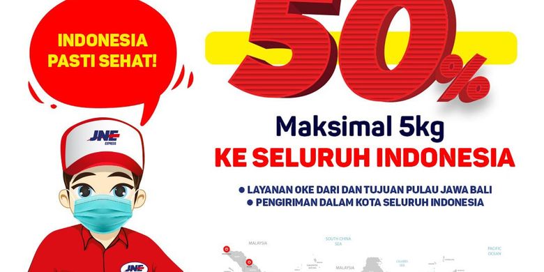 Mau Kirim Masker Jne Berikan Diskon Ongkir 50 Persen