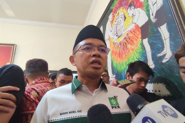 Wakil Sekretaris Dewan Syura PKB, Maman Imanulhaq, di Gedung Joang 45, Jakarta Pusat, Rabu (18/10/2023).
