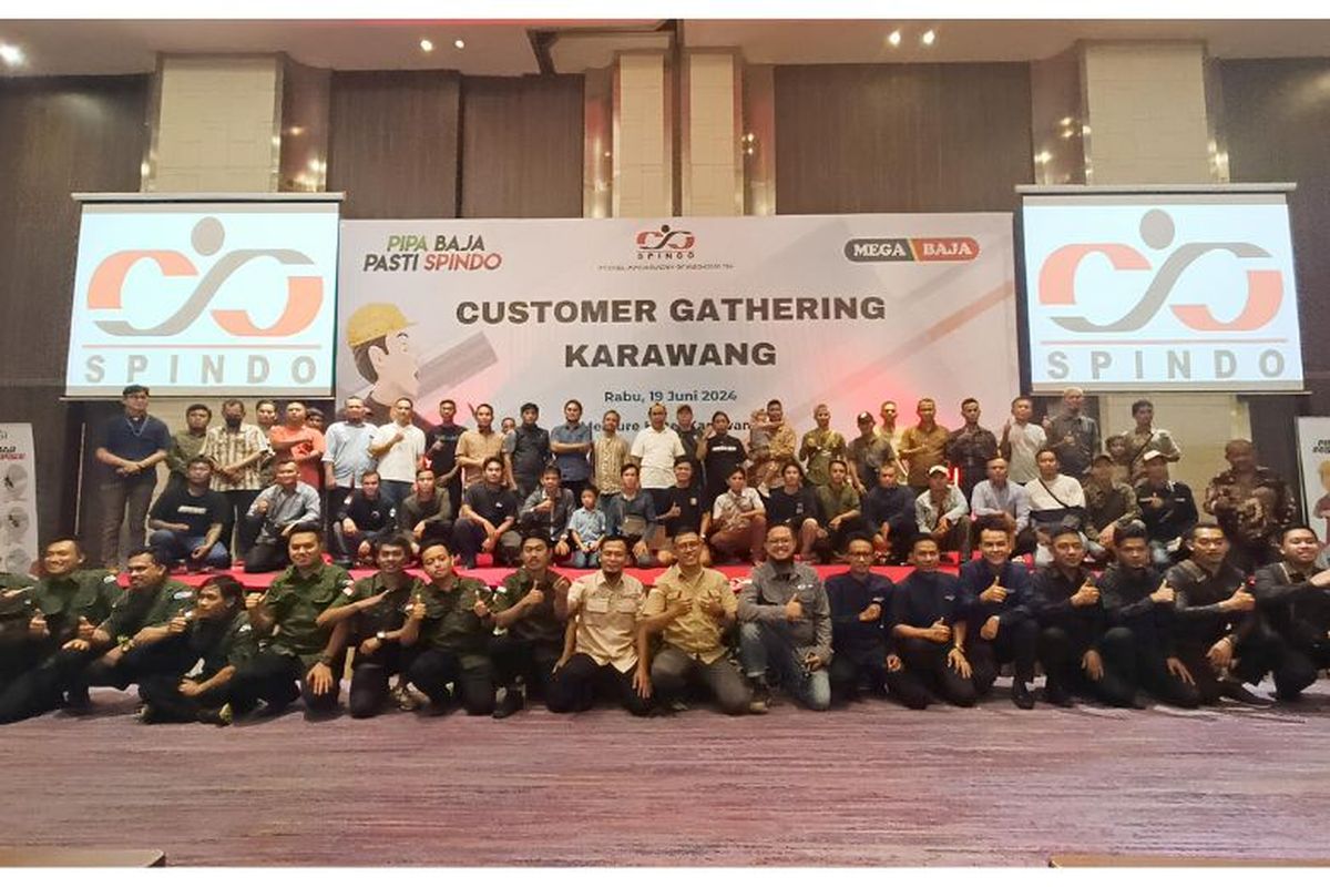 SPINDO menggelar customer gathering di Mercure Hotel Karawang. 