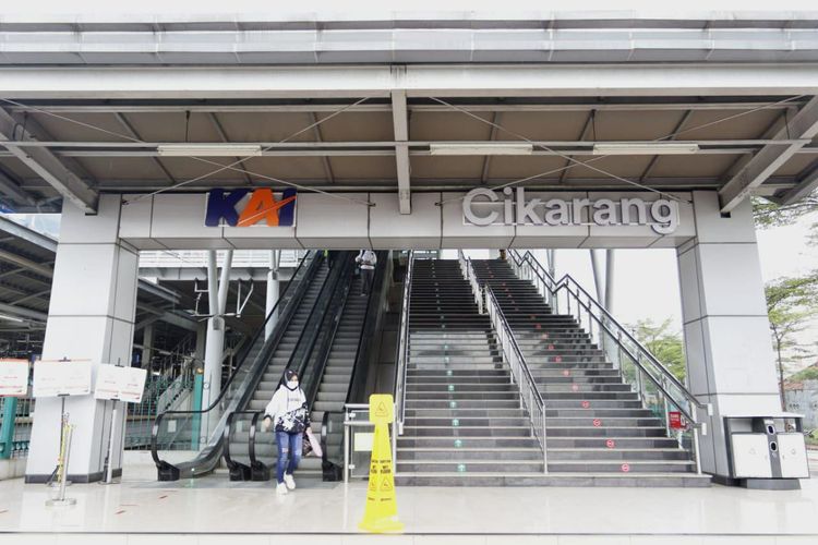 Stasiun Cikarang di Jawa Barat