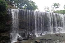 Air Terjun Temam di Sumsel Ini Digandrungi Turis Korea