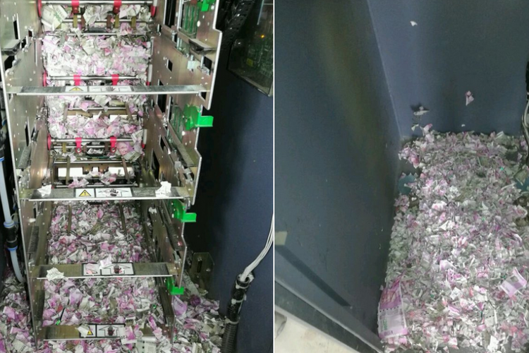 Tikus mati di dalam mesin ATM, hancurkan duit senilai hampir 18.000 dollar AS (Rp 253 juta)