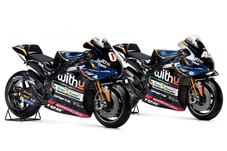 Peluncuran tim dan livery WithU RNF Yamaha untuk MotoGP 2022